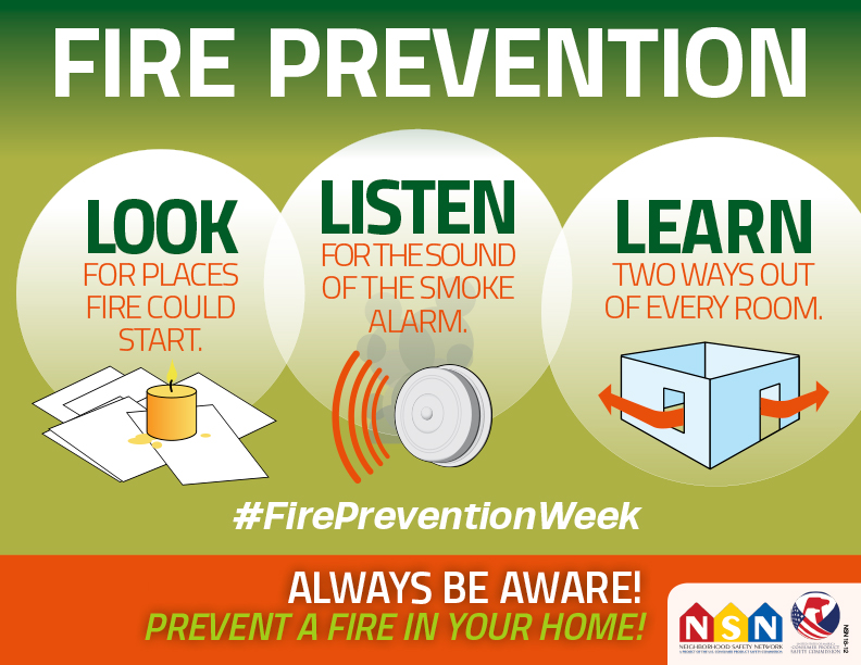 This is Fire Prevention Week Look, Listen, Learn CPSC.gov